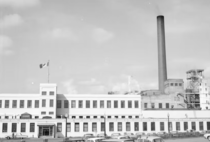The Paper Mill, in black and white.